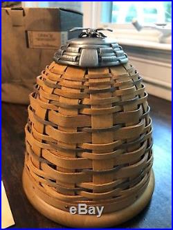 Longaberger RARE Collectors Club 2010 Beehive Basket Set withBox, Tag, Bee Tie-ons