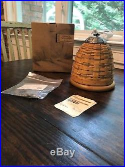 Longaberger RARE Collectors Club 2010 Beehive Basket Set withBox, Tag, Bee Tie-ons