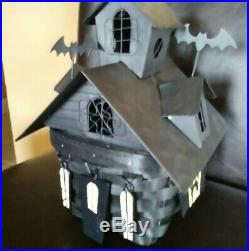 Longaberger RARE Haunted House Basket set withlid & 5 tie ons FREE SHIPPING