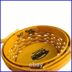 Longaberger RARE Mini Yellow Peeps Basket. Peep Lid Easter 2013 Collector