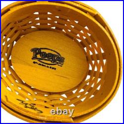 Longaberger RARE Mini Yellow Peeps Basket. Peep Lid Easter 2013 Collector