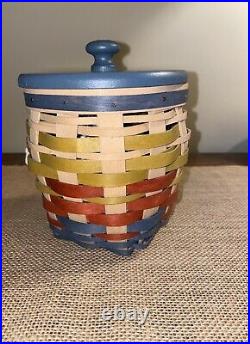 Longaberger Rare Award Collectors Club Little Jar Basket Set