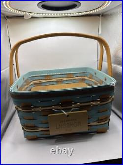 Longaberger Rare Delaware State Cake Basket Set-withProtector/Riser/Tie-On Longaberger Rare Delaware State Cake Basket Set-withProtector/Riser/Tie-On