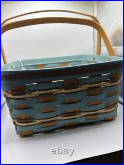 Longaberger Rare Delaware State Cake Basket Set-withProtector/Riser/Tie-On Longaberger Rare Delaware State Cake Basket Set-withProtector/Riser/Tie-On