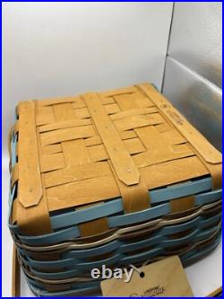 Longaberger Rare Delaware State Cake Basket Set-withProtector/Riser/Tie-On Longaberger Rare Delaware State Cake Basket Set-withProtector/Riser/Tie-On