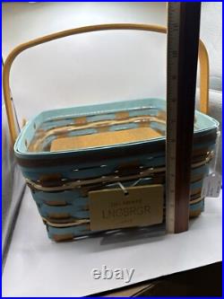 Longaberger Rare Delaware State Cake Basket Set-withProtector/Riser/Tie-On Longaberger Rare Delaware State Cake Basket Set-withProtector/Riser/Tie-On