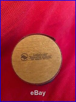 Longaberger Rare and HTF Firecracker Basket, Lid and Protector Set