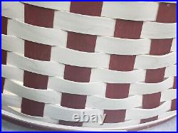 Longaberger Red And White Tree Skirt