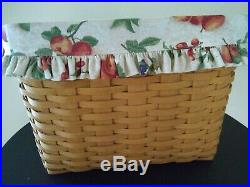 Longaberger Retired NEWSPAPER Basket Set with Wrought Iron Stand and more
