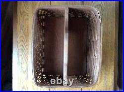 Longaberger Rich Brown Carry/Caddy Complete Basket SetBrand New