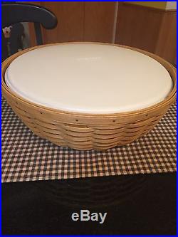 Longaberger Serve Around Basket Set- New