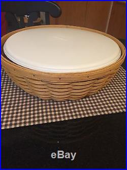 Longaberger Serve Around Basket Set- New