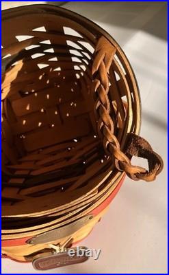 Longaberger Set 2 Basket 1999 and 2002 Limited Edition Woman Memories Homestead