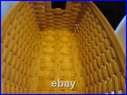 Longaberger Set Of 1 1998 Extra Large Laundry Basket withProt, Liners light use