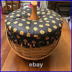 Longaberger Set Of 4 Pumpkin Basket Combo- Complete
