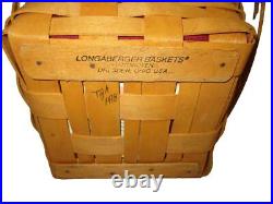 Longaberger Set Of 5 Baskets Various Sizes 1995-1998 One Basket Marked Amer. Trad