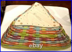 Longaberger Set of 2-2011 Small and Large Summer Lovin Fin Baskets-NEW