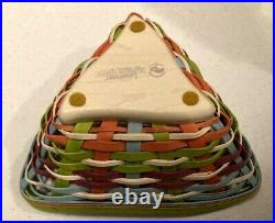 Longaberger Set of 2-2011 Small and Large Summer Lovin Fin Baskets-NEW
