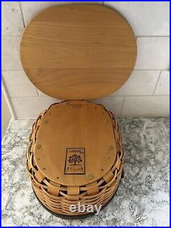 Longaberger Set of 4 Collectors Club Shaker Harmony Baskets & Lids