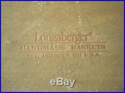 Longaberger Set of 4 Warm Brown Canisters Includes Lids & Sealed Inserts