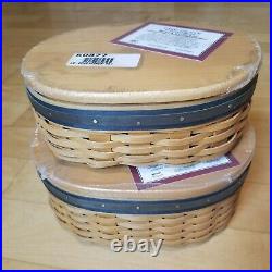 Longaberger Set of 5 Collectors Club Shaker Harmony Baskets 4 with Protectors