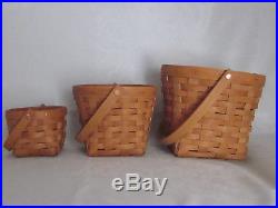 Longaberger Set of 5 MEASURING Basket Combos Garden Splendor Product Cards