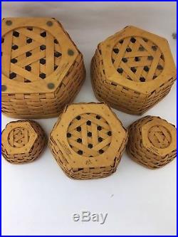 Longaberger Set of 6 Generation Baskets