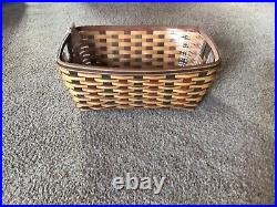Longaberger Signature Weave Small Laundry Basket SetBrand New