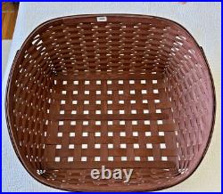 Longaberger Small Pet Bed Rare Rich Brown Stain Color