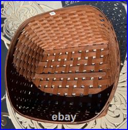 Longaberger Small Pet Bed Rare Rich Brown Stain Color