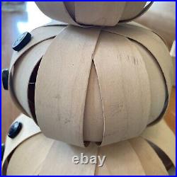 Longaberger Small Top Hat Snowman Basket 2013 Missing Nose