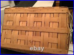 Longaberger Snack Basket With Insert For 10 Items Longaberger Snack Basket With Insert For 10 Items