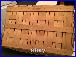 Longaberger Snack Basket With Insert For 10 Items Longaberger Snack Basket With Insert For 10 Items