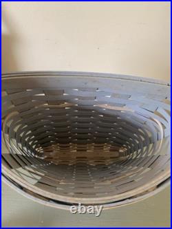 Longaberger Snowflake Door Hanging Basket Blue Rare Longaberger Snowflake Door Hanging Basket Blue Rare