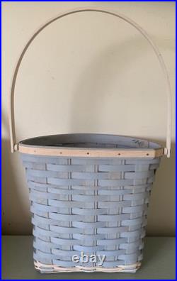 Longaberger Snowflake Door Hanging Basket Blue Rare Longaberger Snowflake Door Hanging Basket Blue Rare