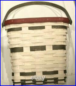 Longaberger Snowman Belly Basket Set-NEW