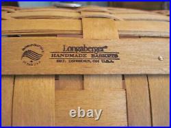 Longaberger Sort & Store Large Desktop Basket, Liner, Protector, Dividers