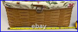 Longaberger Sort & Store Tall File Iron Stand/Basket/Shelf/Liner/Protector