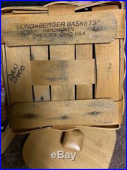 Longaberger Spoon Basket Canister Set Protectors & Lids