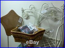 Longaberger Star Baskets & Wrought Iron Stand Combos set of 3 all NEW