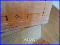 Longaberger Sweetheart Getaway Basket Set 1993 Red Stripe shipping included