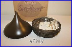 Longaberger Sweetheart Hershey's Kiss Basket Set New