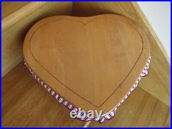Longaberger Sweetheart Love Treasures Basket Set heart Big! Shipping included
