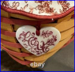 Longaberger Sweetheart Series 1999 Love Treasures and Love Letters combo set