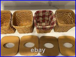 Longaberger Tall Tissue Basket (Set Of 4)