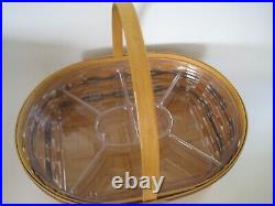 Longaberger Traditions Collection Hospitality Basket With 2 Liners 1998