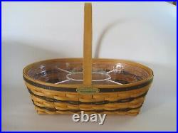 Longaberger Traditions Collection Hospitality Basket With 2 Liners 1998