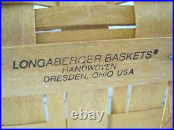 Longaberger Traditions Collection Hospitality Basket With 2 Liners 1998