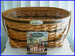 Longaberger Traditions Family Basket & Protector Set- Retired Lmtd 1st Edition