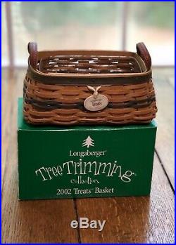 Longaberger Tree Trimming Basket Combos, Set of 9, 1999-2007